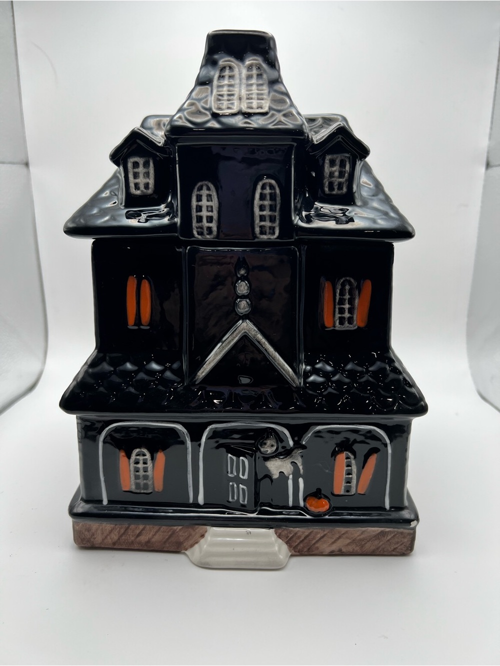 Halloween Ceramic Haunted House Cookie Jar - Haunted House